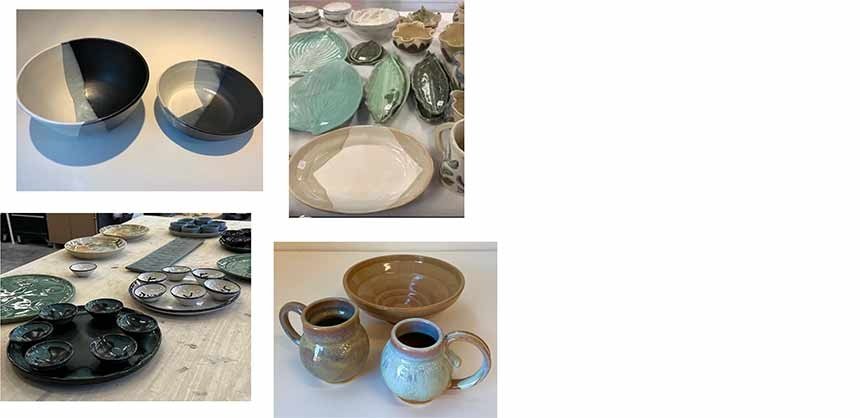 sample items for pottery sale