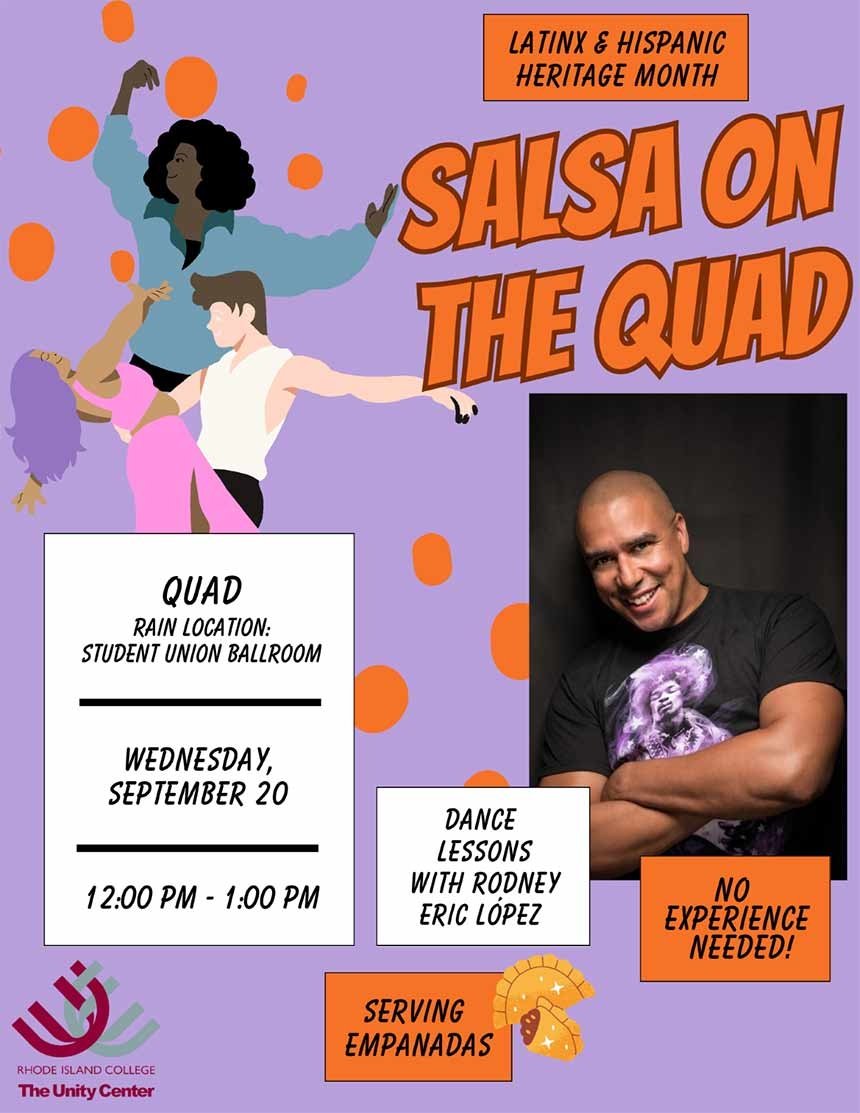 Salsa on the Quad graphic banner